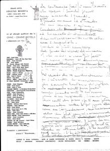 Il testo de La Lontananza scritto nel 1970