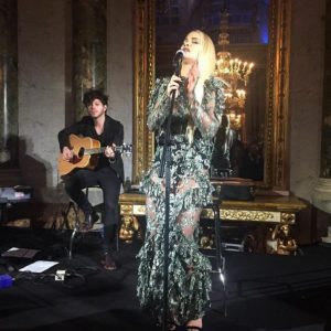 Rita Ora performing at the Mario Testino party for february issue of Vogue Italia
