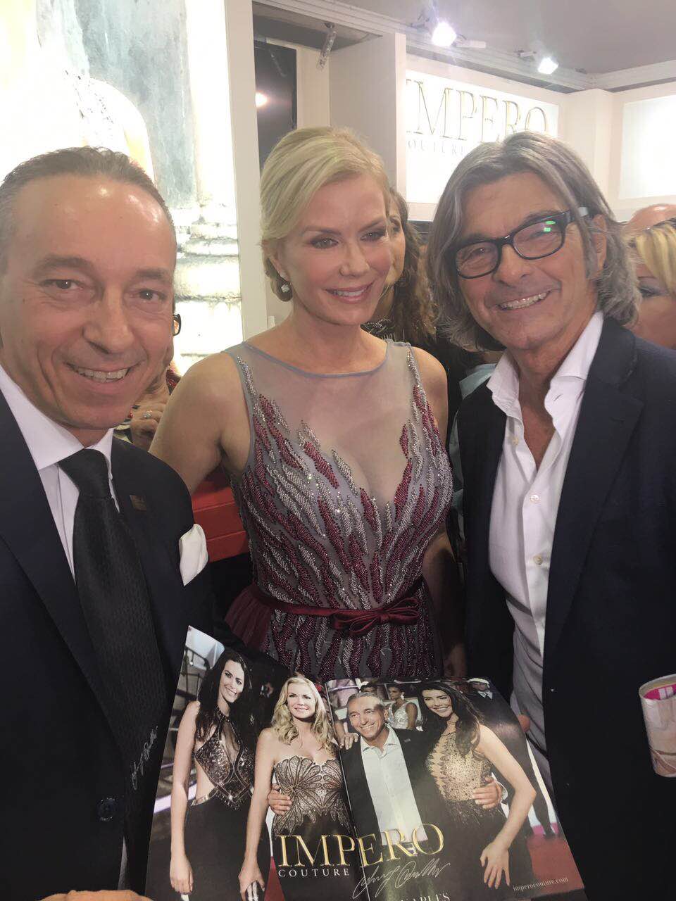 Roberto Alessi Katherine Kelly Lang e Luigi Auletta