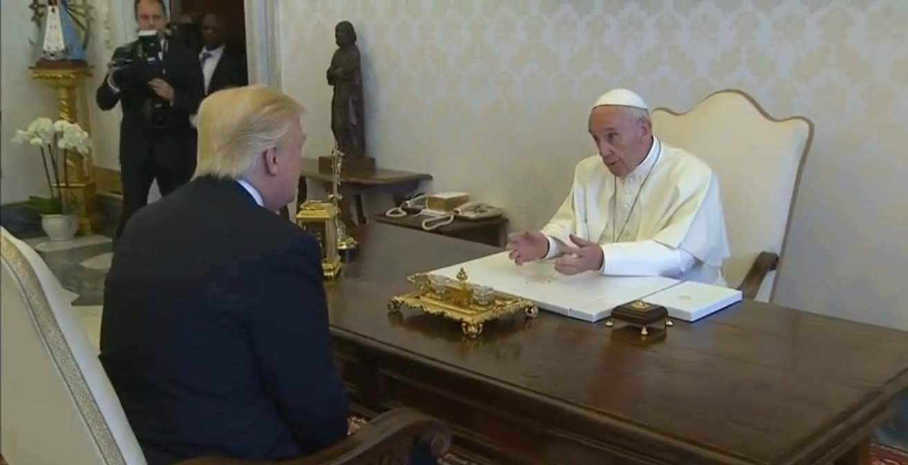 Papa Francesco e Donald Trump