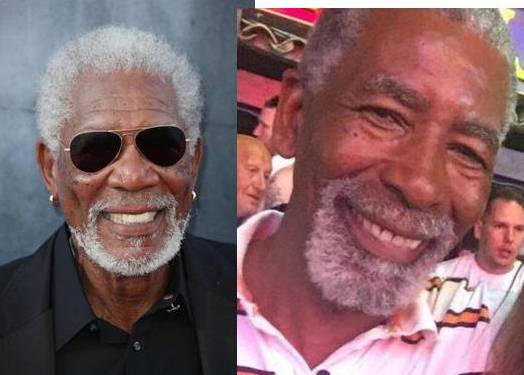 Morgan Freeman e il sosia