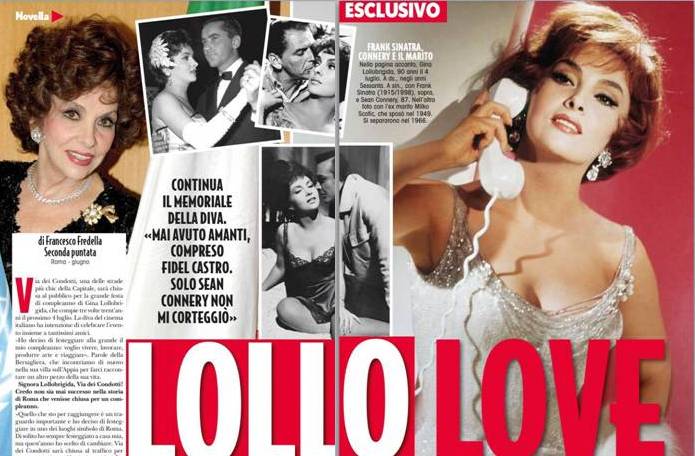 La seconda puntata dell'interivista a Gina Lollobrigida