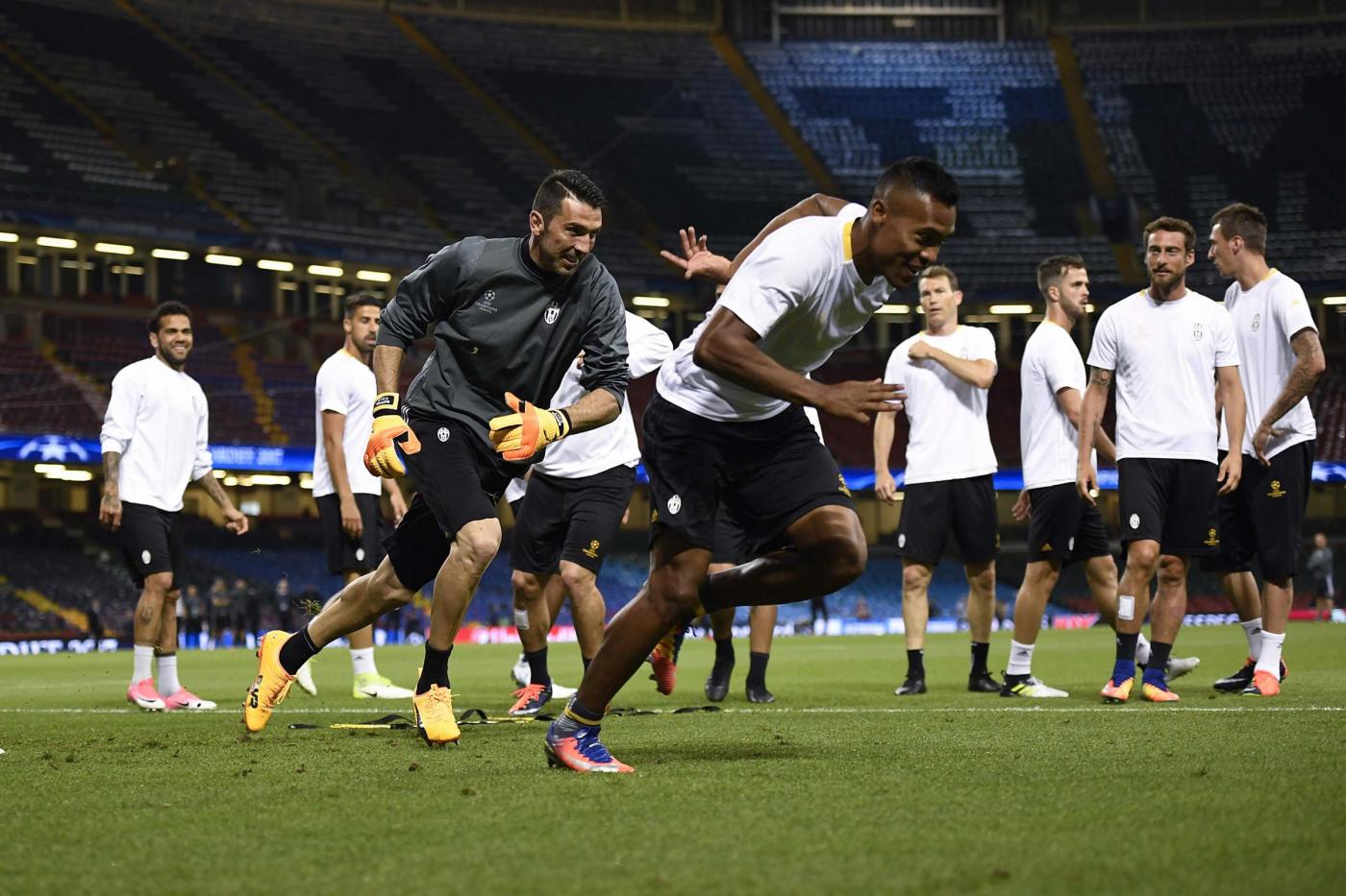 Cardiff, Champions League Final - L'allenamento della Juventus