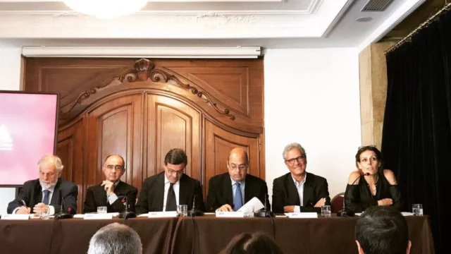 Francesco Rutelli in conferenza stampa