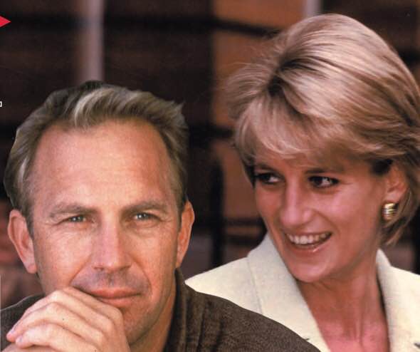 Kevin Costner e Diana