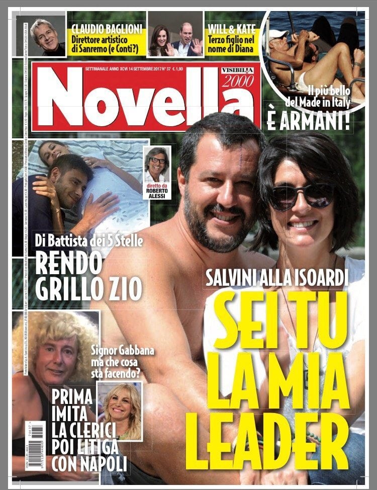 La copertina di Novella2000 n. 37