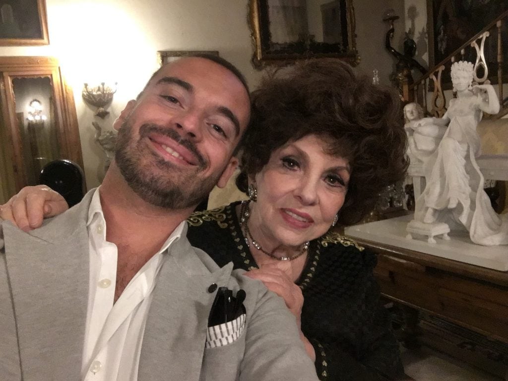 Francesco Fredella e Gina Lollobrigida