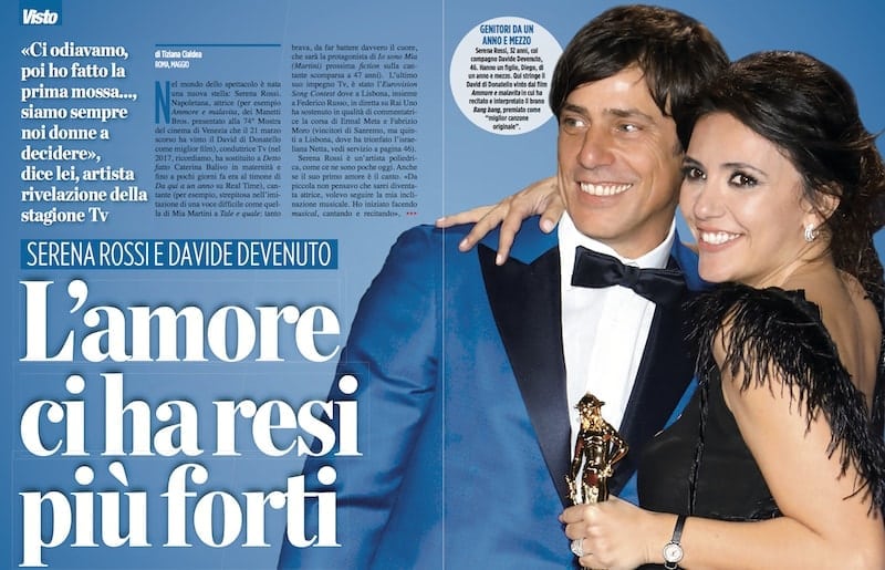 Serena Rossi e Davide Devenuto