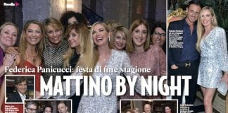 Federica Panicucci Mattino Cinque party di fine stagione