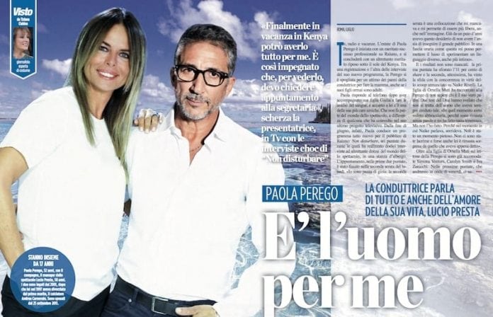 Paola Perego e Lucio Presta Visto n. 28 4 luglio 2018