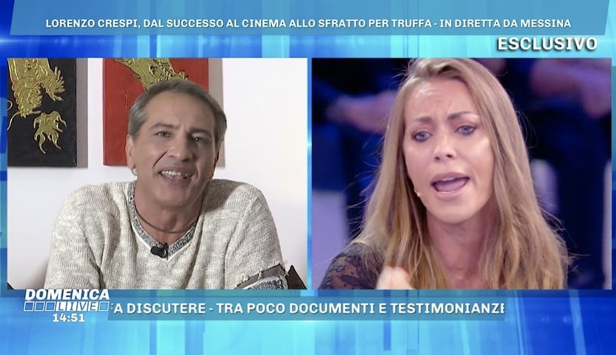 Lorenzo Crespi vs. Karina Cascella Domenica Live