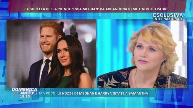 Samantha Markle ospite a Domenica Live