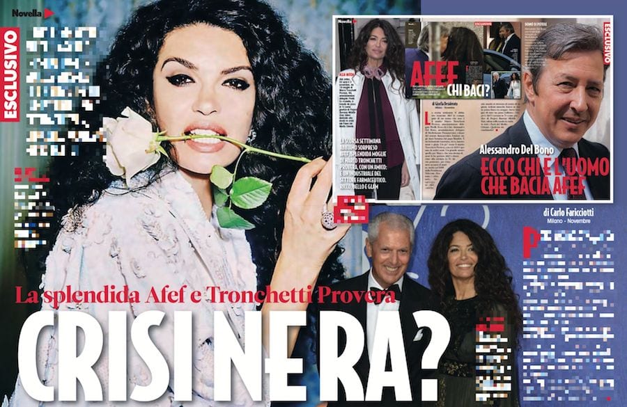 Afef e Tronchetti Provera: è finita tra l'ex modella e l'AD Pirelli?