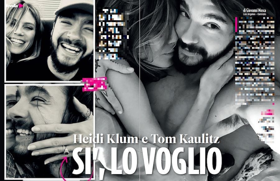 Heidi Klum e Tom Kaulitz Flavio Briatore