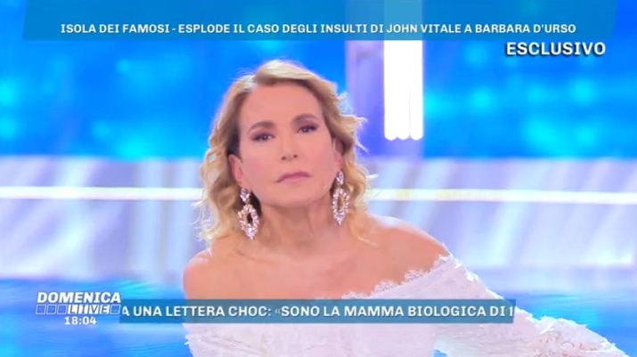 Barbara d'Urso querela John Vitale dopo le offese ricevute