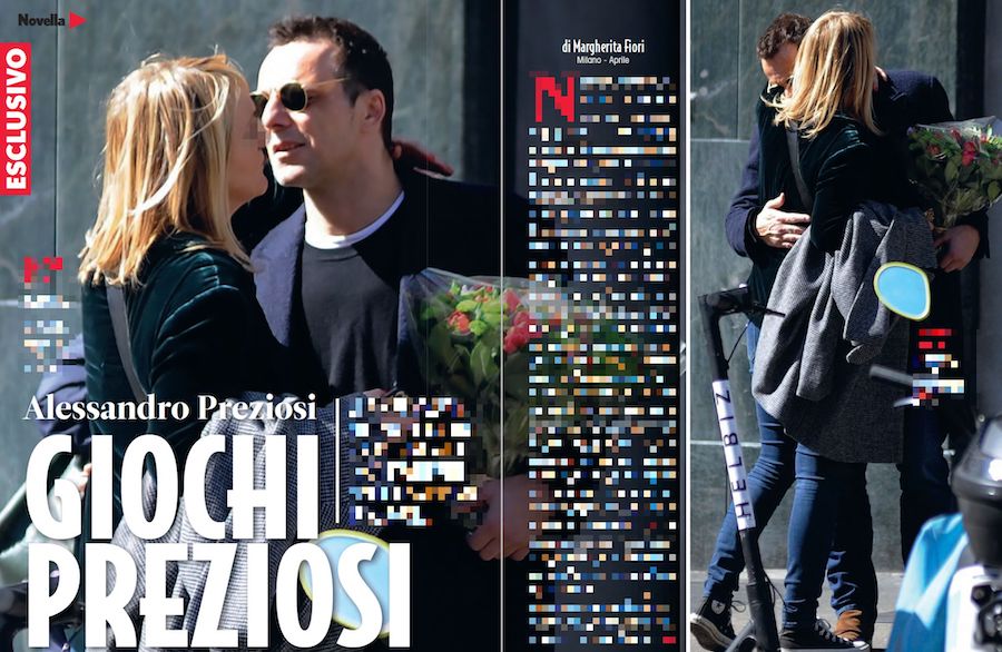 Alessandro Preziosi Sorpreso A Milano Con Una Bionda Misteriosa