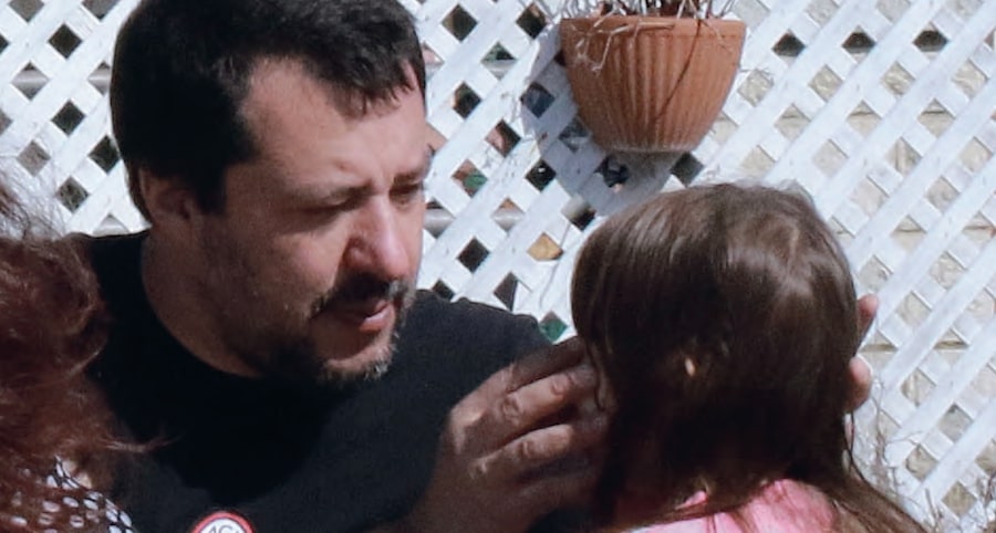 Matteo Salvini figlia Mirta