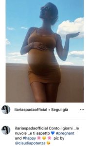 Ilaria Spada incinta