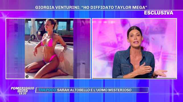 Giorgia Venturini diffida Taylor Mega: la reazione dell'influencer