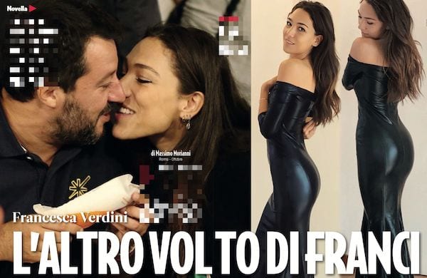 Novella 2000 n. 43 2019 Francesca Verdini foto Instagram