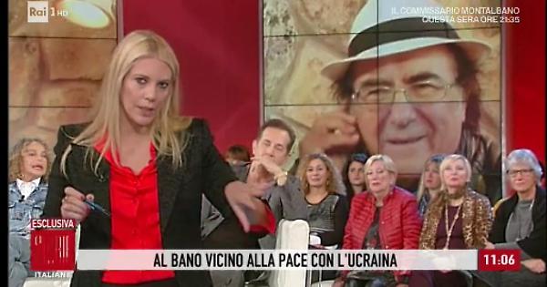 Albano Carrisi rimosso dalla blacklist Ucraina: ecco le sue parole a Storie Italiane