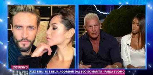 Alex Belli e Delia Duran: parla l'ex marito che nega l'aggressione e attacca l'attore