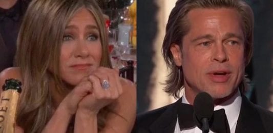 Brad Pitt e Jennifer Aniston ai Golden Globe: l'incontro tra i due attori