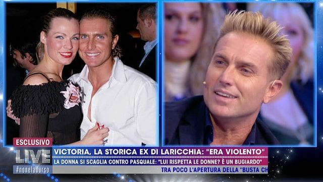 Pasquale Laricchia: l'ex Vittoria Pennington lo accusa di violenza, lui replica a Live Non è la d'Urso