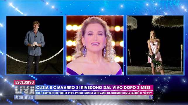 Imbarazzo a Live: Barbara d'Urso smaschera l'incontro tra Paolo Ciavarro e Clizia Incorvaia