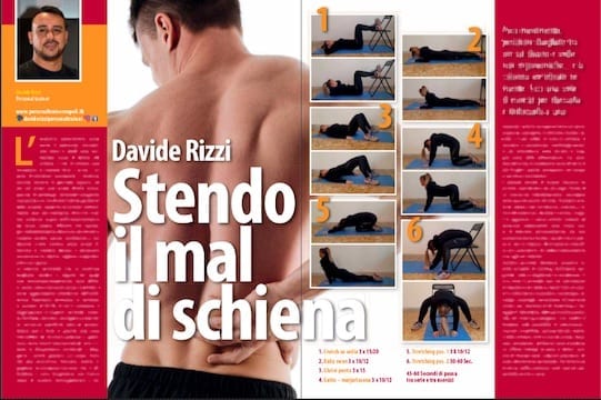 Davide Rizzi ci mostra gli esercizi per combattere il mal di schiena