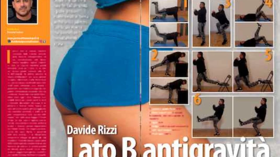 Gli esercizi di Davide Rizzi per tenere in forma i glutei