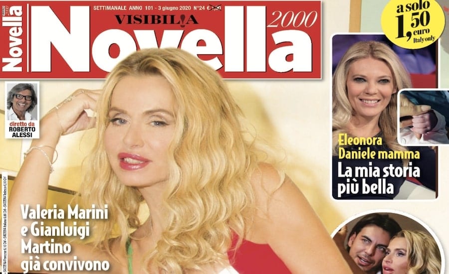 Valeria Marini matrimonio Novella 2000 n. 24 2020 copertina