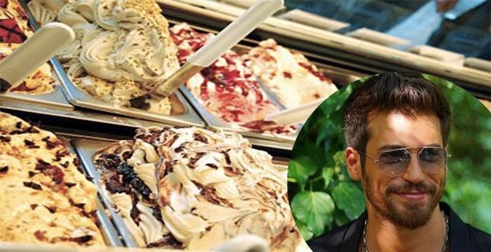 Can Yaman: inventato il gelato al gusto del noto attore turco