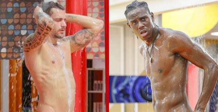 Andrea Zelletta e Enock Barwuah: la doccia hot al Grande Fratello Vip 5