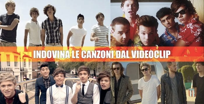 Indovina le canzoni dei One Direction dallo screen del video musicale