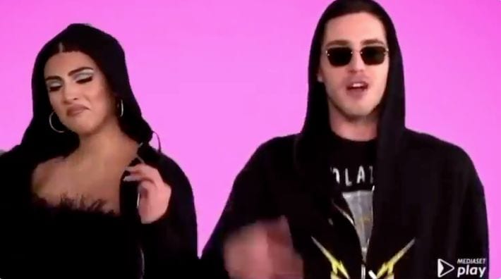 Giulia Salemi e Tommaso interpretano una canzone rap: il video trash