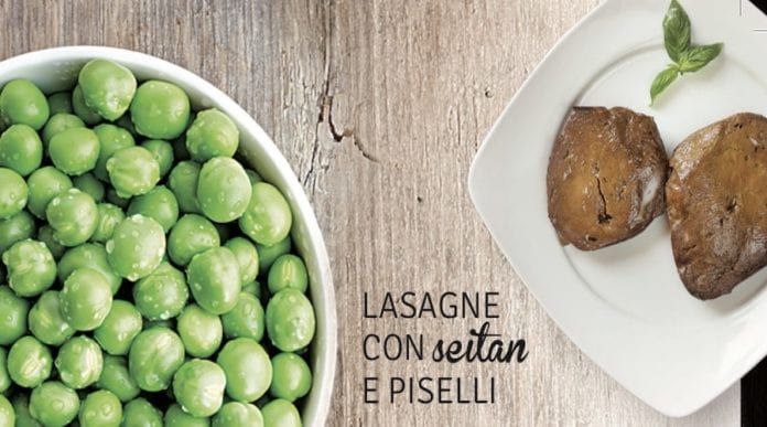 Ricetta Ki-Group Lasagne seitan e piselli