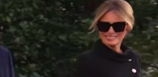 Melania Trump: ecco l'abito indossato durante l'addio alla Casa Bianca
