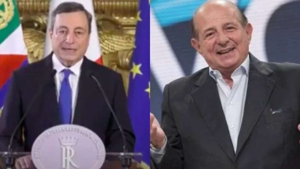 Mario Draghi e Giancarlo Magalli erano compagni di scuola: la foto