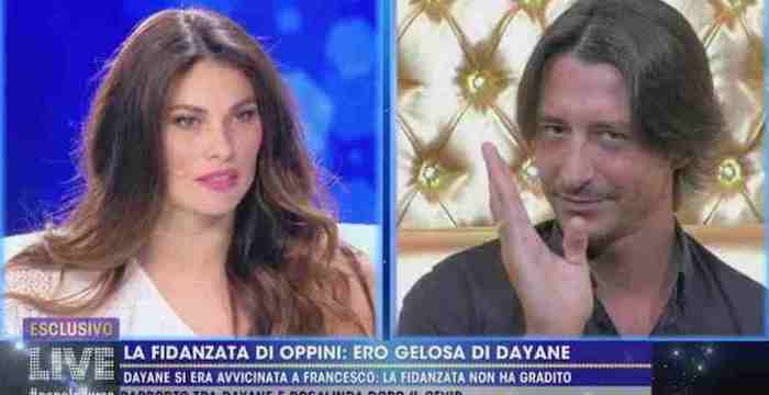 Dayane Mello a Live commenta le dichiarazioni di Oppini su di lei