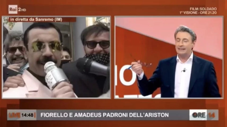 Milo Infante Ore 14 sosia Freddie Mercury