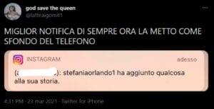 Stefania Orlando torna su Instagram con un annuncio