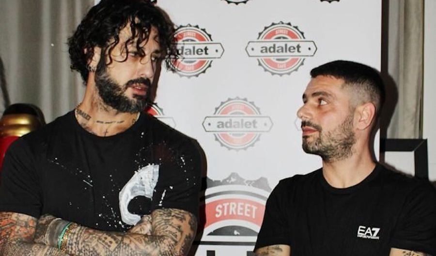 Tommaso Minopoli Fabrizio Corona Adalet Street Cafè Firenze