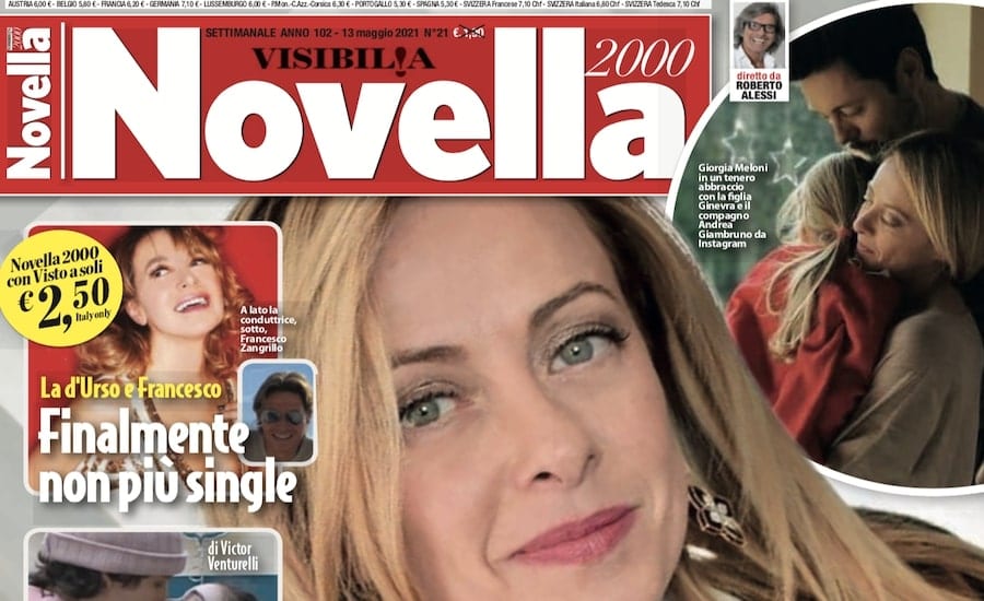 Giorgia Meloni Novella 2000 n. 21 2021
