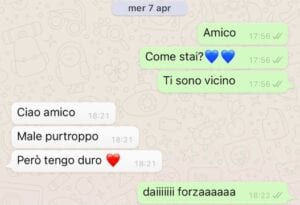 I messaggi tra Oliviero Bifulco e Michele Merlo