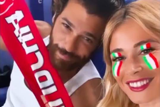 La reazione di Can Yaman alla sconfitta della Turchia: il video della Leotta
