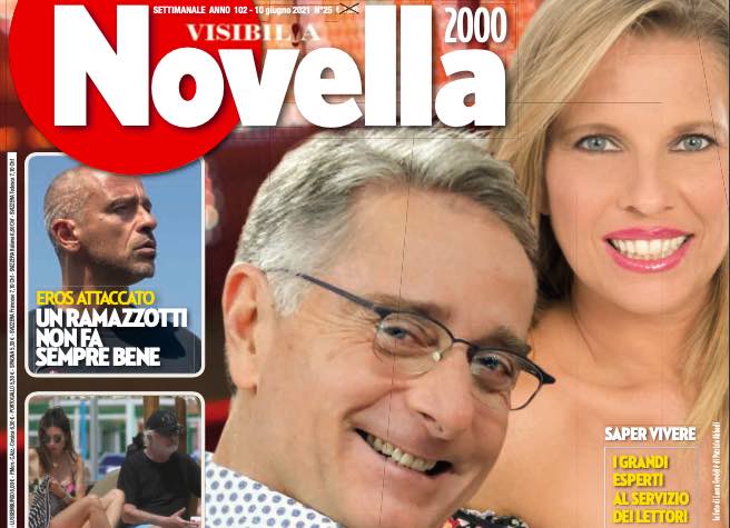 Laura Freddi festeggia i 60 anni di Paolo Bonolis su Novella 2000