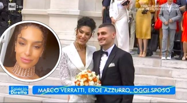 La costosa collana indossata dalla moglie di Marco Verratti per le nozze