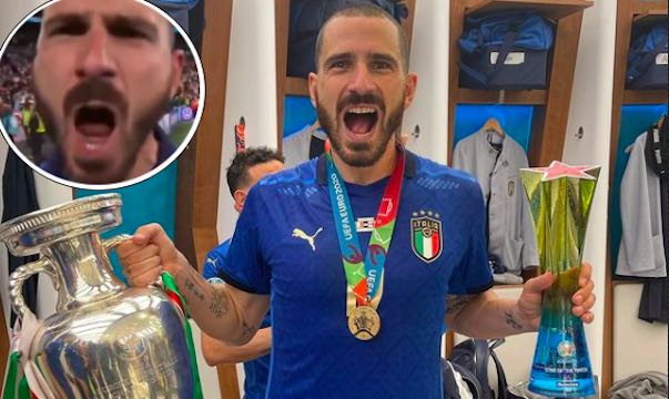 Leonardo Bonucci stuzzica gli inglesi dopo la vittoria agli Europei (VIDEO)