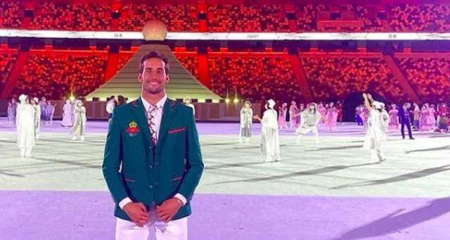 Ramzi Boukhiam - portabandiera alle Olimpiadi di Tokyo